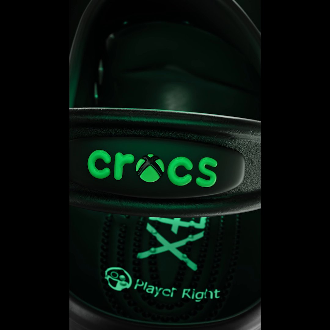 Enfin, une manette pour vos pieds. Xbox + Crocs est arrivé :