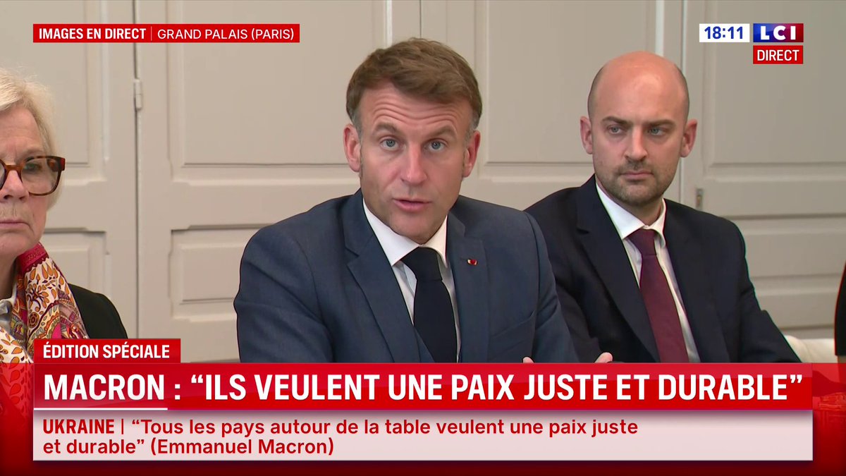 🔴 Guerre en Ukraine : « Il n’y a aujourd’hui clairement pas de volonté russe d’obtenir un cessez-le-feu », affirme Emmanuel Macron
