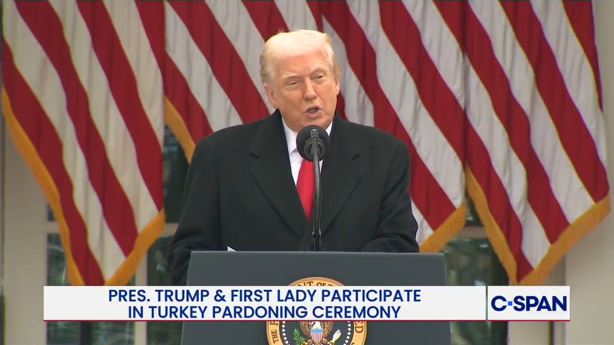 President Trump on former President Joe Biden: "He used the autopen last year for the turkey's pardon. So, I have the official duty to determine and I have determined that last year's turkey pardons are totally invalid."