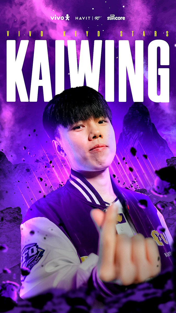 🇭🇰 KAIWING É GUERREIRO 🇧🇷 Dos playoffs do Worlds para a bot lane da Vivo Keyd Stars, o suporte multicampeão no Pacífico se junta à Legião e o melhor import do cenário segue sendo nosso. Vocês não estão prontos. Seja muito bem-vindo, Kaiwing! 💜 *pendente a aprovação da Riot Games #GoVKS