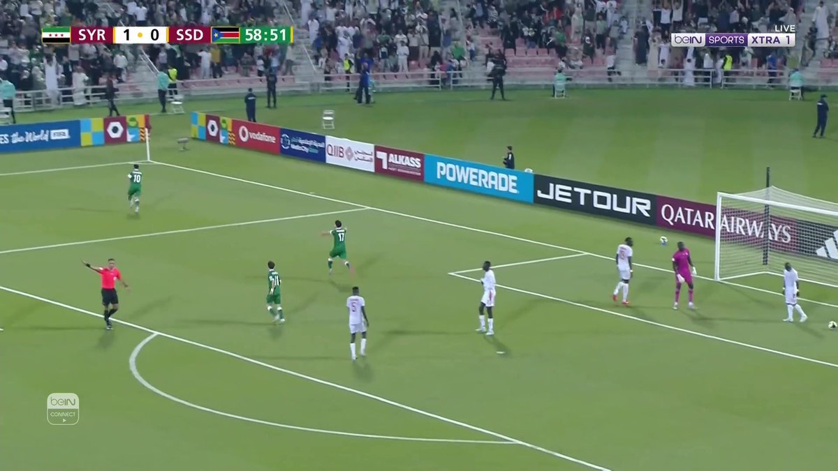 🚨🚨🚨🚨🚨🚨🚨🚨🚨🚨🚨🚨🚨🚨🚨 المنتخب السوري يسجل الهدف الثاني 🤯💚 محمود المواس يسجل هدف جميل، سوريا تقترب! سوريا 2-0 جنوب السودان