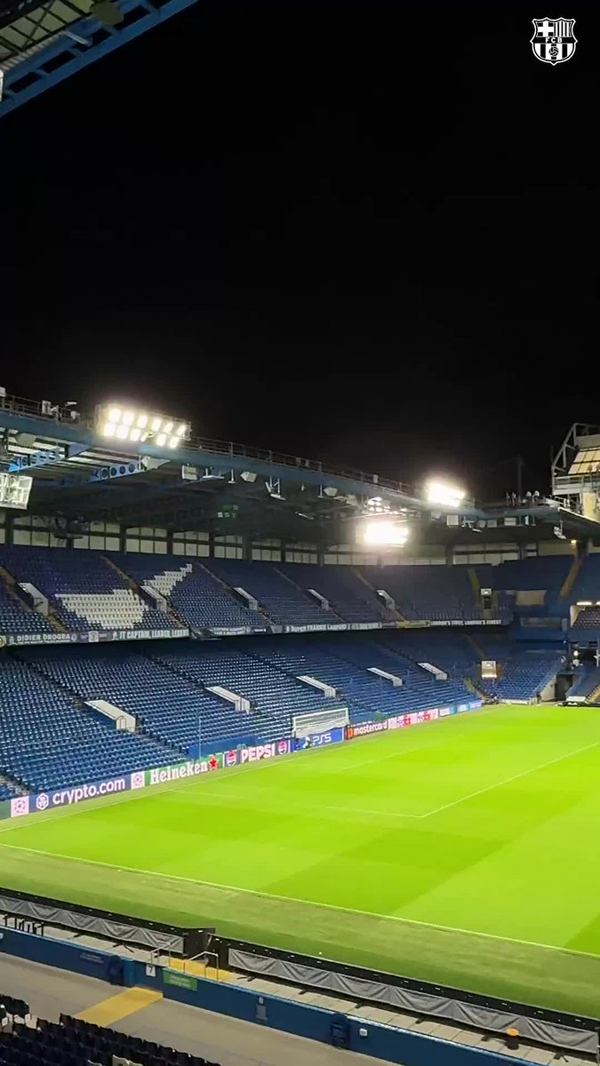 All eyes on Stamford Bridge. #ChelseaBarça