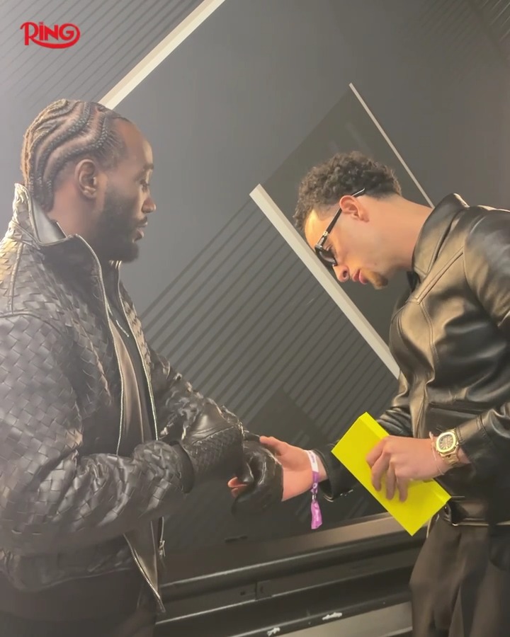 Terence Crawford was willing to bet his watch with Liverpool midfielder Curtis Jones at Eubank Jr vs Benn 2 😅