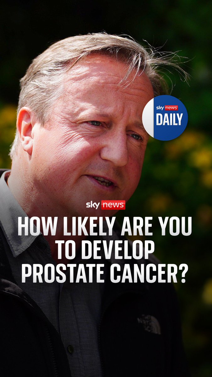 Former PM Lord Cameron has revealed that he has been treated for prostate cancer, and has called for a national programme to target the groups most at risk. @Skynewsniall is joined by Thomas Moore to discuss. Listen now 🎧