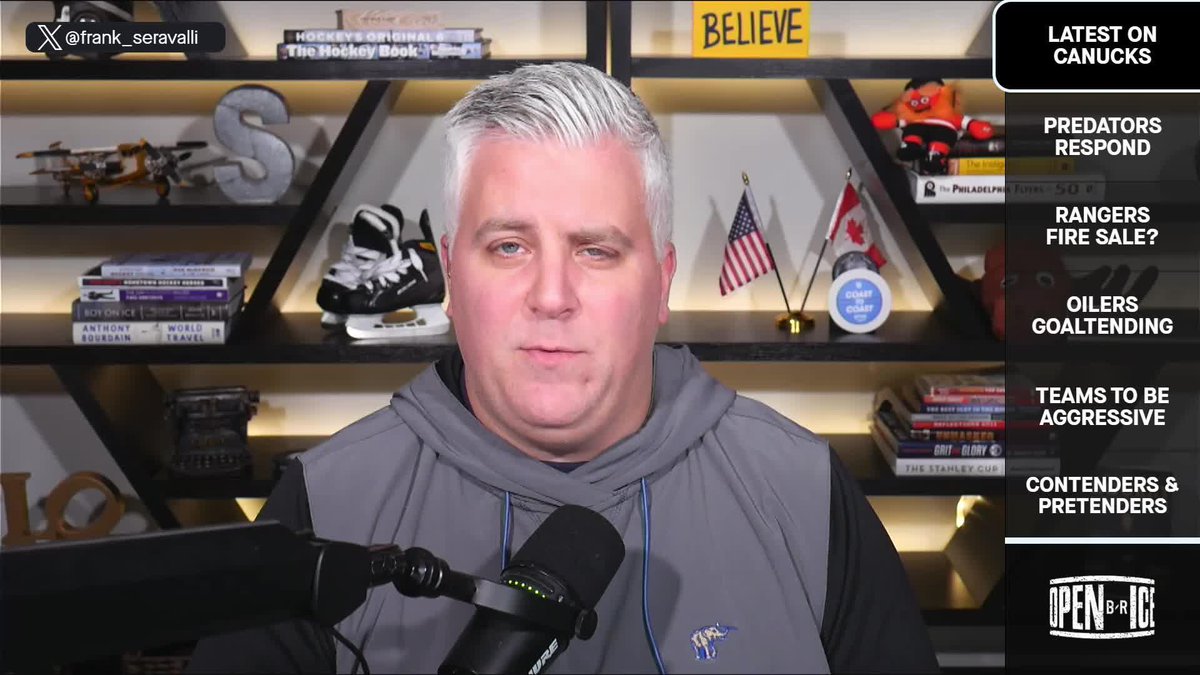 "It's really clear that the Canucks are not considering Quinn Hughes." Frank Seravalli with the latest surrounding the rumors in Vancouver 🎙️