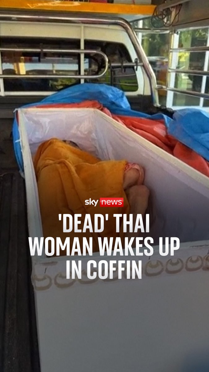 A 65-year-old Thai woman thought to be dead was found in a coffin moments before she was going to be cremated. Her family had brought her to a Buddhist temple after she appeared to stop breathing two days before. 🔗 Read more