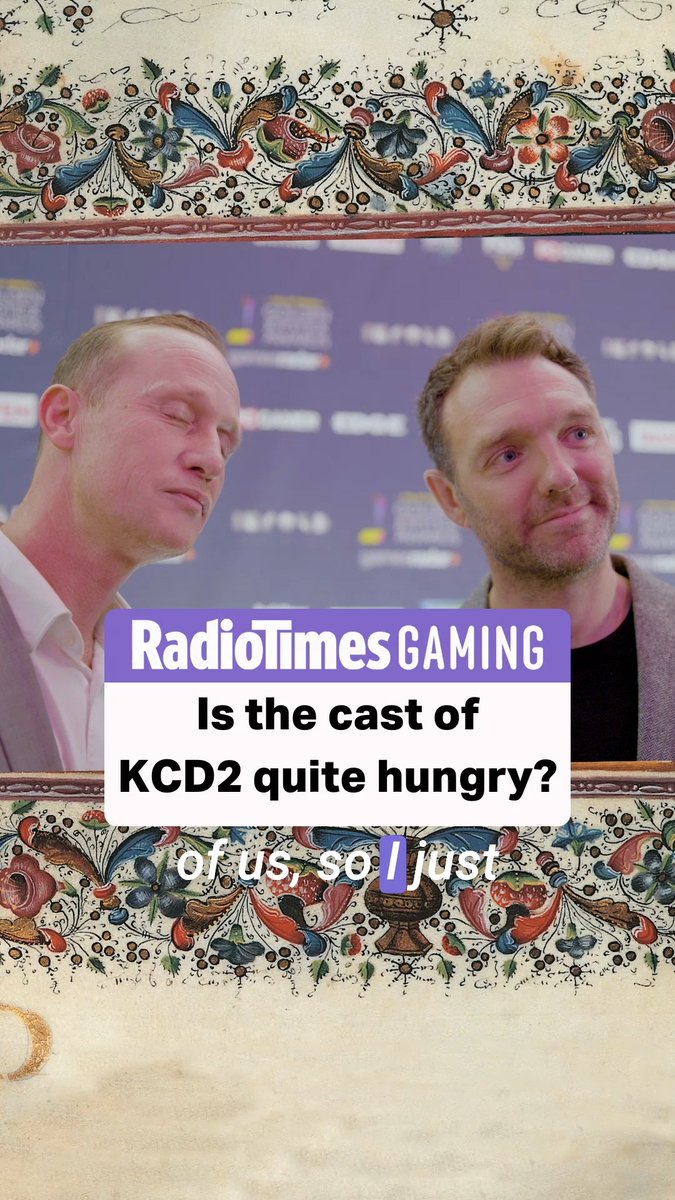 At the Golden Joystick Awards 2025, we caught up with Warhorse Studios Kingdom Come Deliverance: 2 actors Tom McKay and Jim High, who play Henry of Skalitz and Erik respectively. Given how big of an evening the Golden Joysticks are, we thought we better check in on if they had been well fed enough, and how they might fare in 15th century Bohemia!