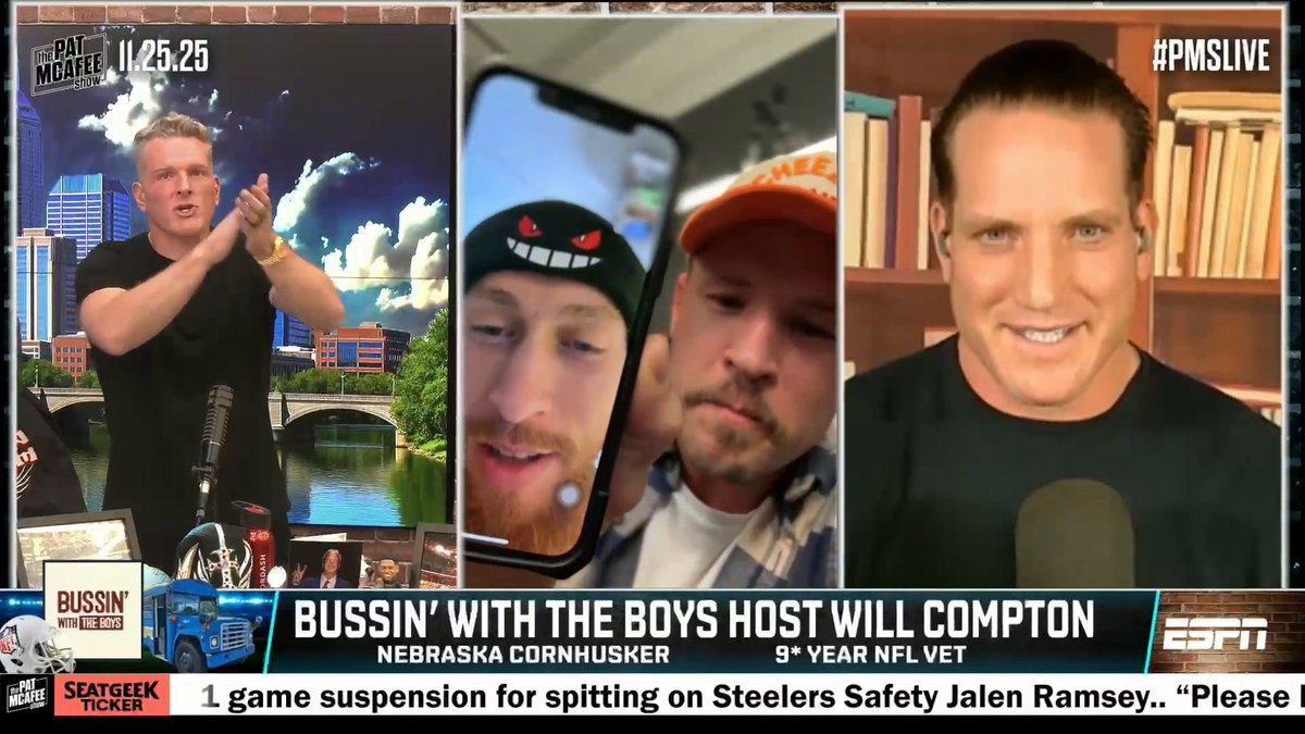 "You don't get to go on Scott Van Pelt. You gotta ask to go on Scott Van Pelt." George Kittle Facetimes Will Compton on the Pat McAfee 😅