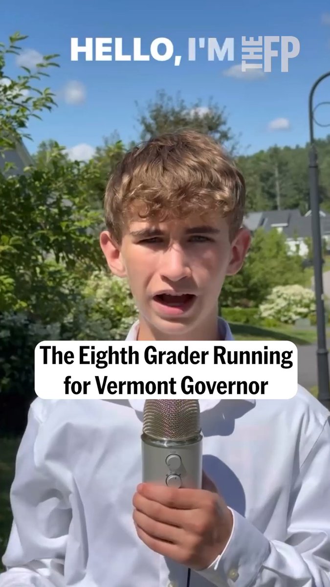 Dean Roy is three months into his freshman year at Stowe High School in Vermont. By most measures, he’s a normal 14-year-old: He runs cross-country and likes Formula 1. In the winter, he enjoys Nordic skiing and tapping maple trees for syrup with his family, writes Jonas Du. He’s also running for governor of Vermont.