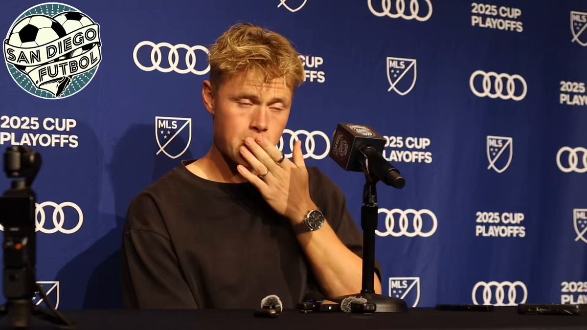Jeppe Tverskov did not hold back regarding the field conditions in yesterday’s Western Conference Semifinal😳 Does San Diego State need to do better regarding their field?
