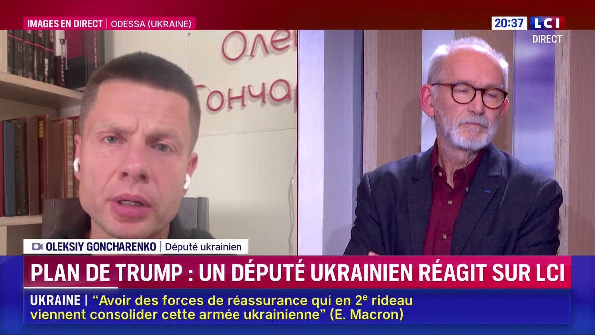 🔴 Guerre Ukraine-Russie 🗣️ Oleksiy Goncharenko, député ukrainien sur LCI : "Nous voulons la paix le plus rapidement possible"