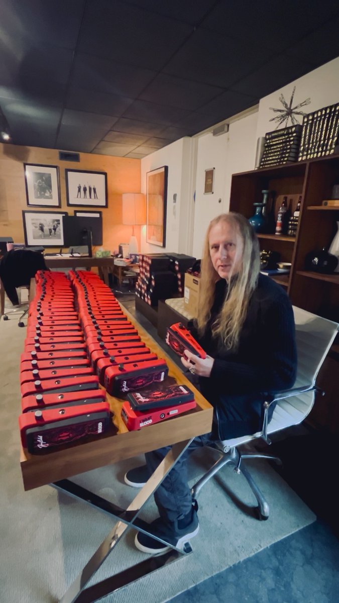 Another 100 signed I Want Blood Jim Dunlop Cry Baby pedals are available tomorrow at 10am PT on my web store, along with special Black Friday discounts across all items.
