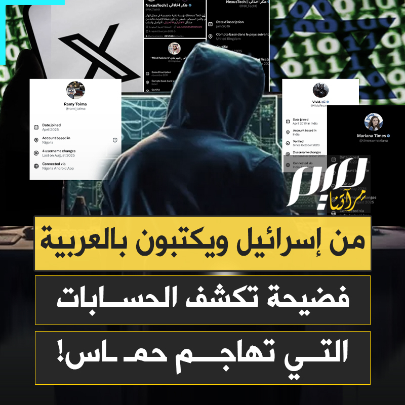 بعضها كان يدّعي أن سعودي واتضح أنه ينشر من داخل إسرائيل.. تهاجم المقاومـ ـة وتكتب بلهجات عربية وهي من إسرائيل والهند.. الخاصية الجديدة التي فعلها موقع إكس، تفضح العديد من الحسابات الوهمية!