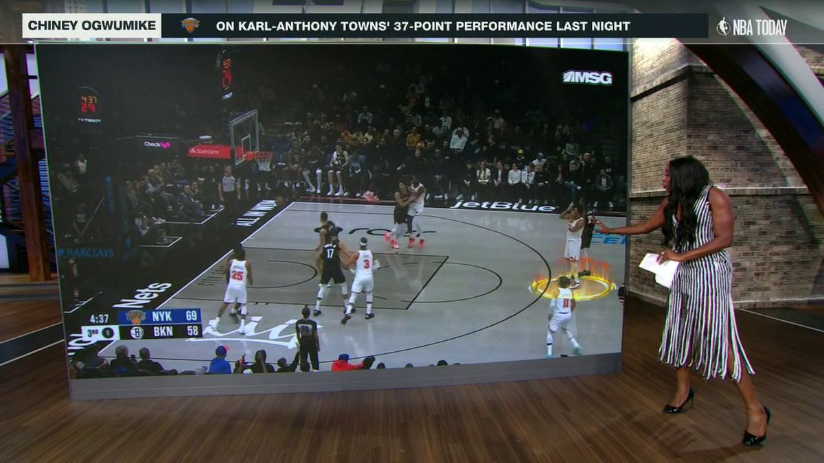 .Chiney Ogwumike breaks down what stood out to her about KAT's 37-point performance against the Nets ✍️