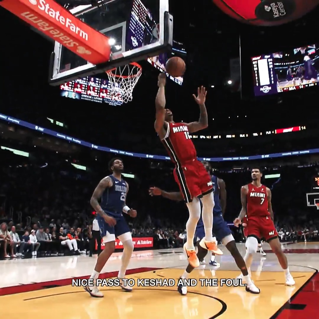 Poetry in Motion - the Most Improbable Bucket of the Night Replay of the Night // AT&T