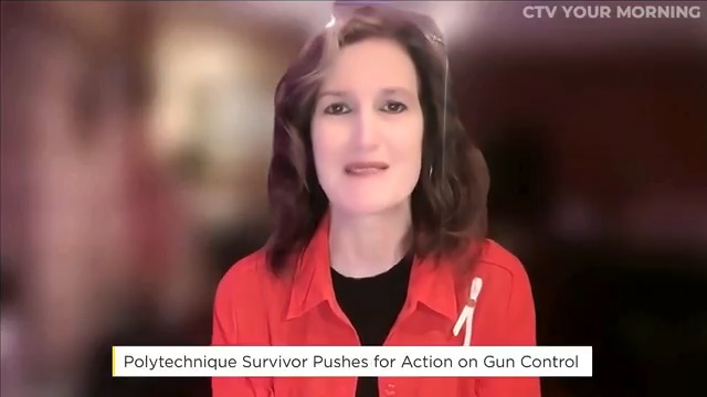 RIGHT ON CUE: Nearing the 36th anniversary of the 1989 massacre at École Polytechnique in Montreal, Heidi Rathjen, a spokesperson for PolySeSouvient / PolyRemembers, calls for a complete ban on 'modern versions' of Canada's most popular and widely used hunting rifle: The SKS.