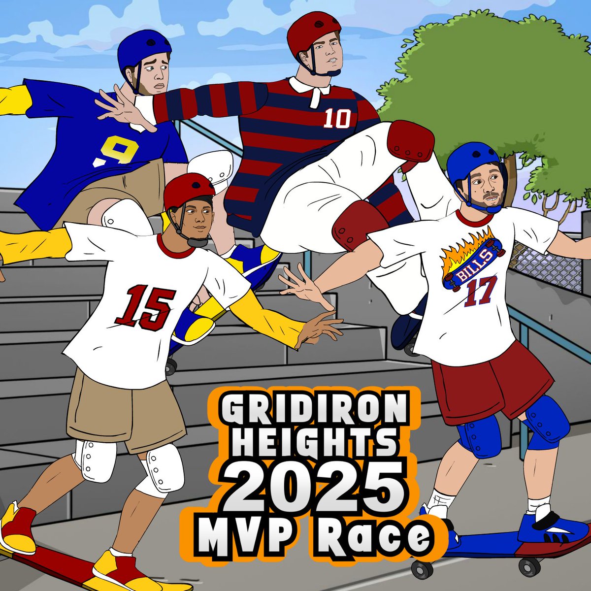 Drake Maye and Matthew Stafford race for MVP 🏁 New #GridironHeights out now