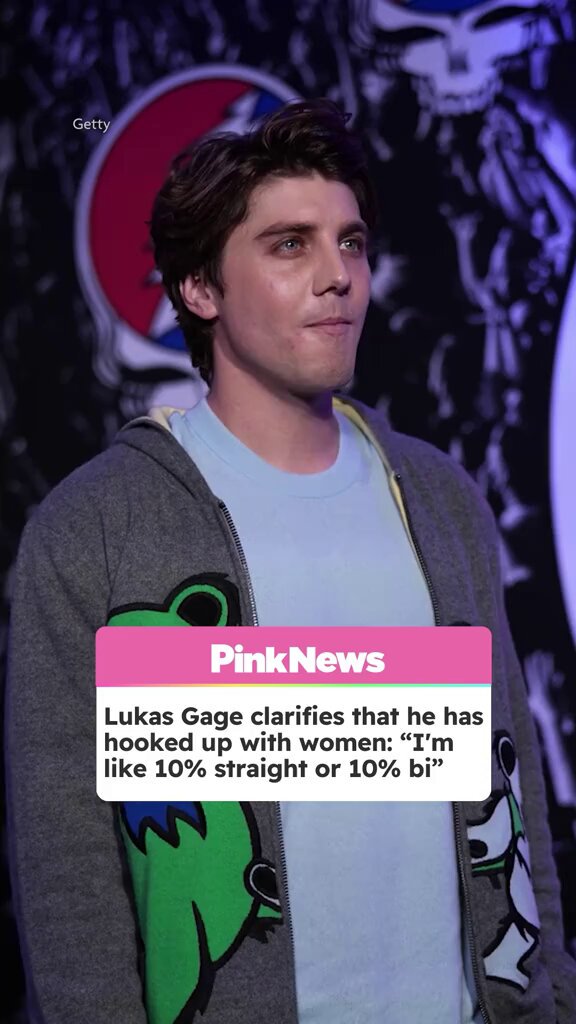 Actor Lukas Gage has clarified his sexuality.The 'White Lotus' and 'Overcompensating' star addressed his sexuality on the 'In Your Dreams' podcast with co-star Owen Thiele."I'm like 10% straight or 10% bi" Gage confirmed.