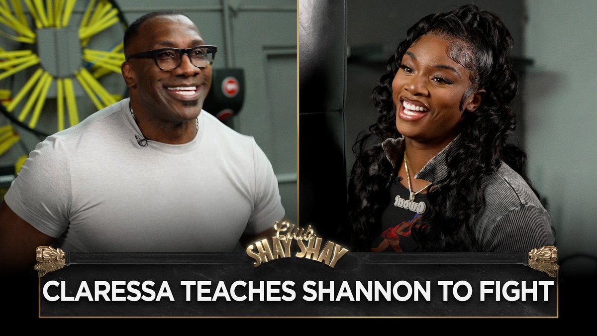 Claressa Shields Teaches shannon sharpe How To Throw Jab, Hook &amp; Uppercut “They really not ready for Unc! Unc can’t get you. He’ll call me, and I’m coming!” - Claressa Gwoat Shields