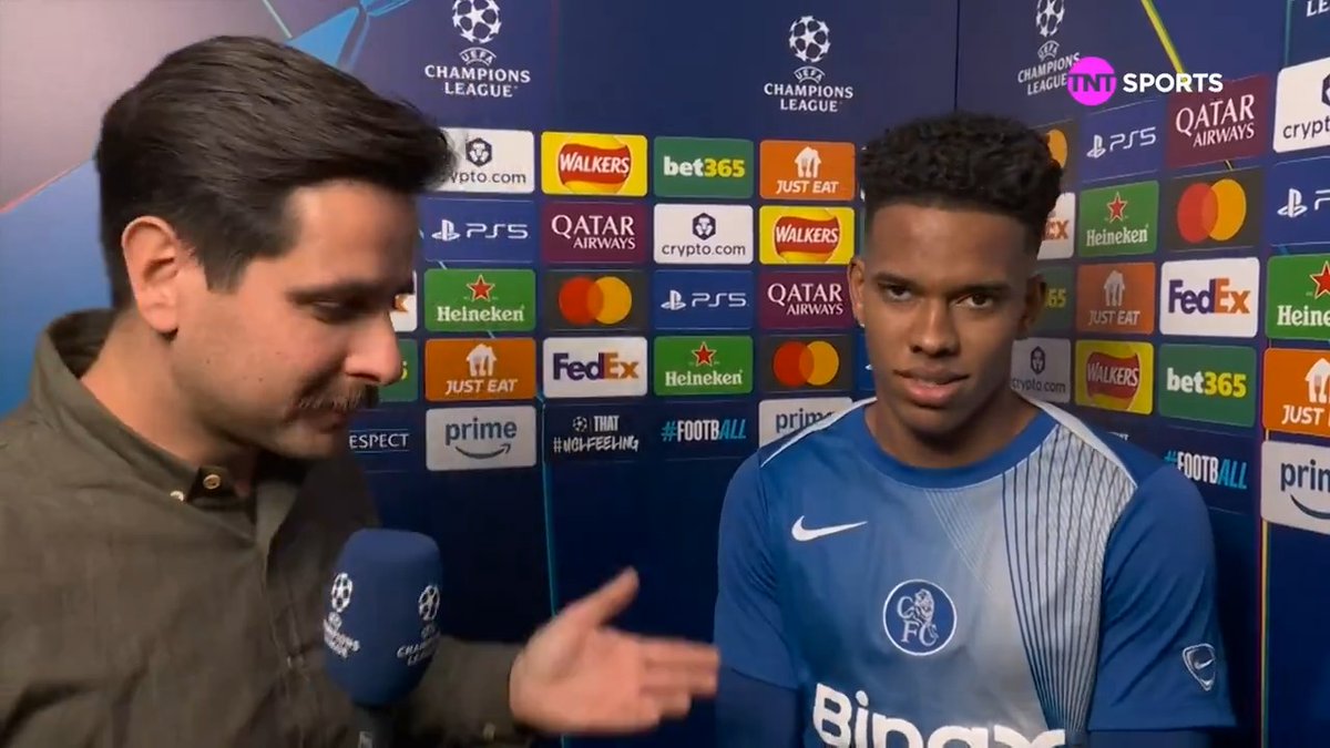 GOL CONTRA O BARÇA, MELHOR MOMENTO DA CARREIRA E 'DUELO' COM YAMAL! 🗣️🇧🇷🔵 Estêvão falou em exclusividade com o Fred Caldeira após noite mágica na Champions League. #CasaDaChampions #HBOMax #MFM #PósJogo