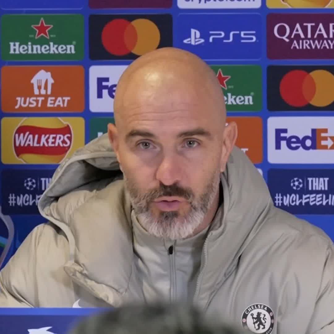 "It's a big win" 💪 Enzo Maresca praises Estevao and Liam Delap after they both scored in Chelsea's 3-0 victory over Barcelona 🔵