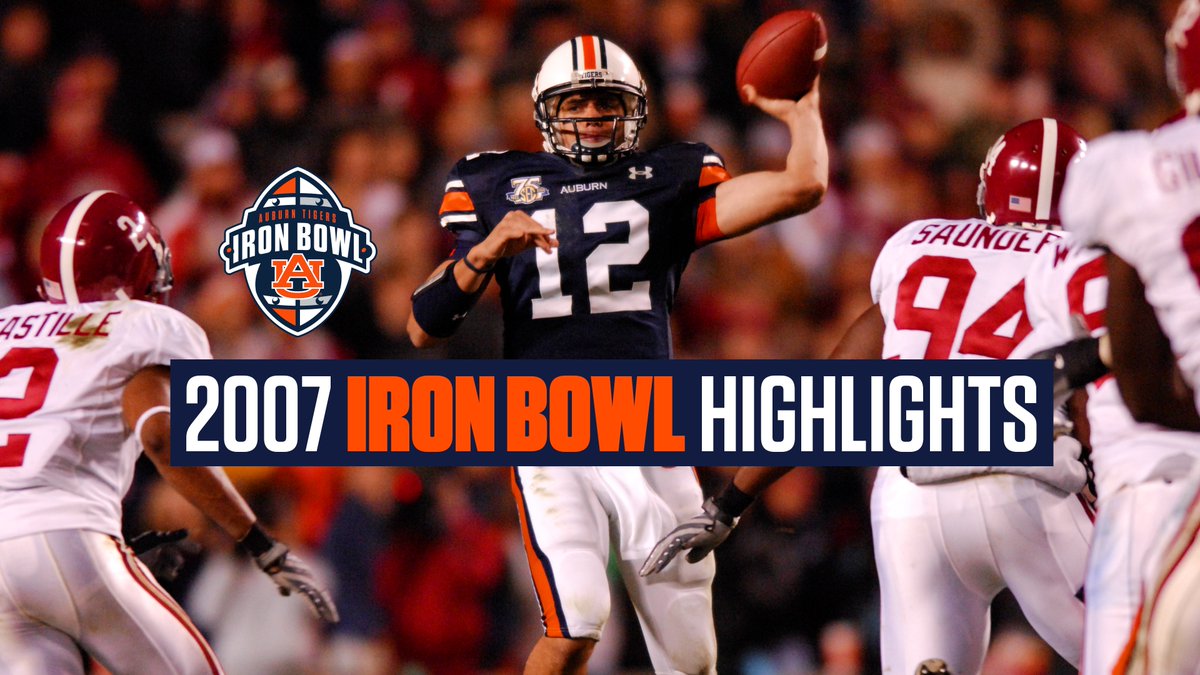 Under the lights in ’07… Auburn delivered 🦅🔥