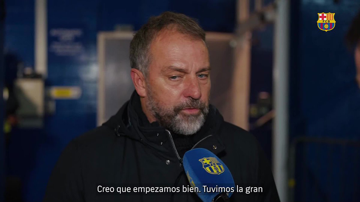 Las declaraciones de Hansi Flick y Joan Garcia tras el partido de hoy en Londres.