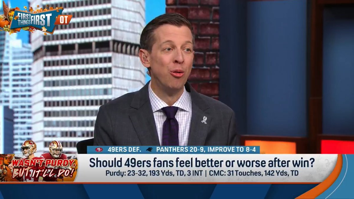 “That was a sound the alarm Purdy performance.” Danny Parkins says 49ers fans should feel worse after their win vs. Panthers 😬