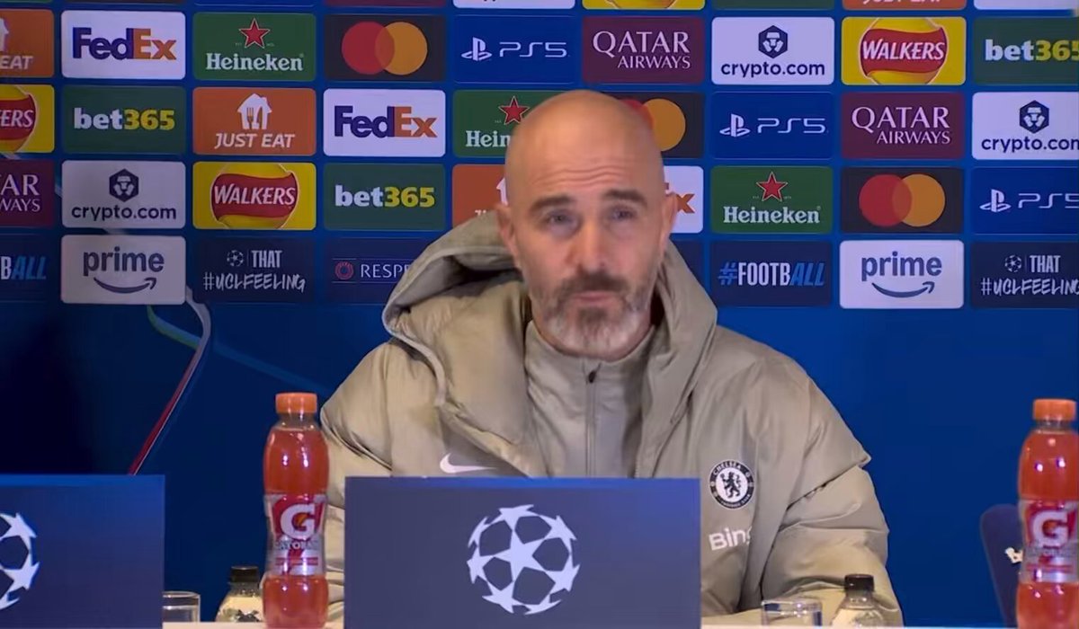🚨🔵Le he preguntado a Enzo Maresca sobre la salida de balón del Chelsea hoy, aprovechando la superioridad numérica. EL 10 DEL BARÇA “La claridad de la construcción es la base de nuestro fútbol. Prácticamente nos pasamos el 80%/85% de las sesiones en la construcción del balón, a cómo poder atacar, a cómo poder hacerle daño al rival… Lógicamente tienes que tener un balance entre las dos cosas - con y sin balón. El Barcelona es un equipo que si tú le das el balón, se encuentra cómodo. Entonces tenemos que quitárselo lo más rápido posible y nosotros tenerlo lo más posible.” #FCB 🎙️🔵🔴