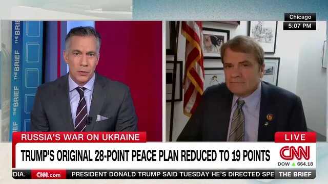 Question: Do US allies believe a US Security guarantee under Trump means what it says? Mike Quigley “Why would anyone believe this president? He has said there are six deadlines now that he let Putin pass on. This notion of bringing up the tomahawk missiles, it never happened. And this is also a president who tariffs his friends, who has basically told NATO they're on their own at various times…So why would anyone believe this president? And frankly, our country, at this point in time, when it really matters?” #Ukraine