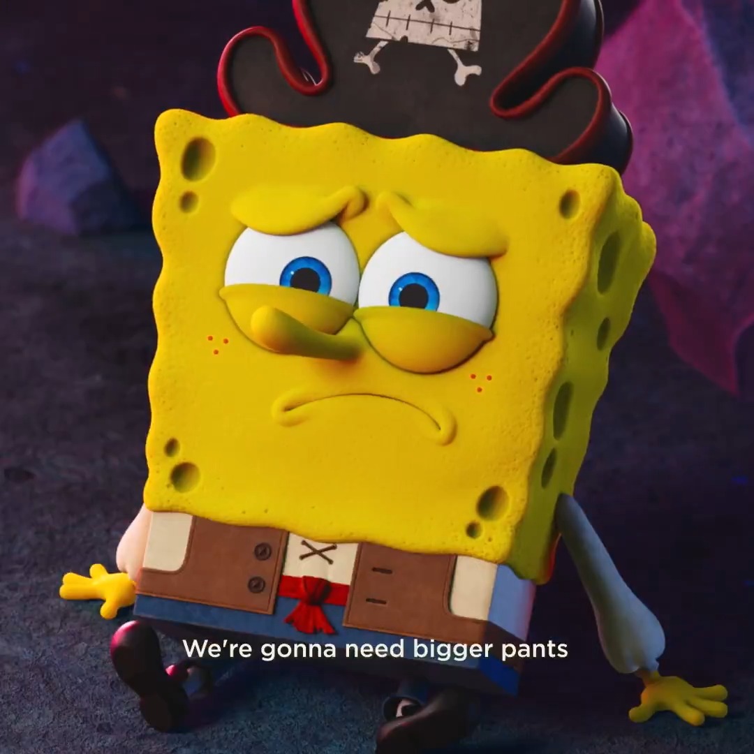 We’re gonna need bigger pants. 🧽👖🦃 #SpongeBobMovie #Thanksgiving