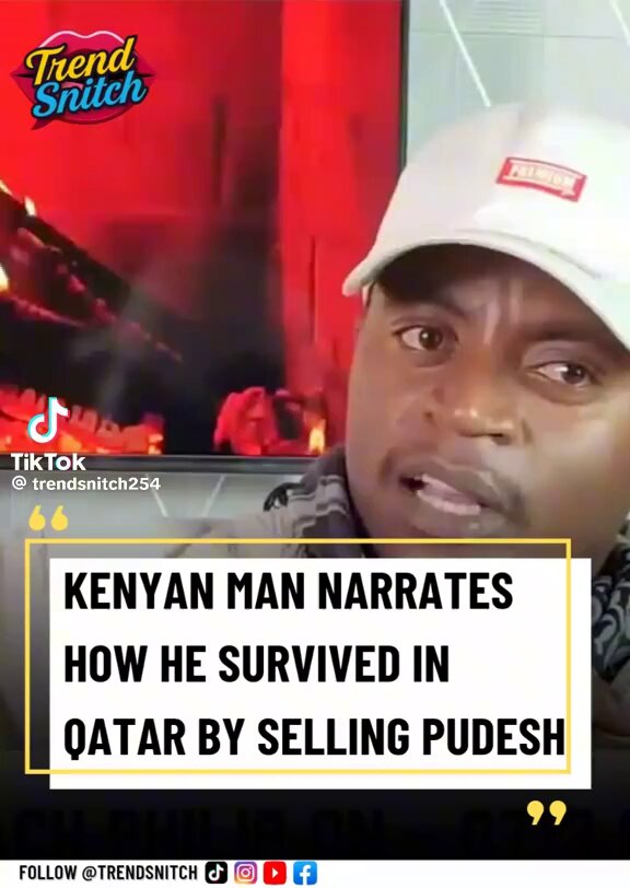 Life in Qarar .Kenyan man Narrates how he made money in Qatar selling oudesh