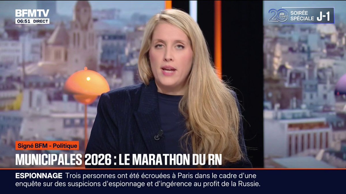 SIGNÉ BFM - Le RN va proposer une charte à des candidats non adhérents conditionnant le soutien du parti aux élections municipales