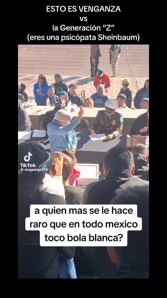 Esto es VENGANZA vs la Generación “Z”. *Eres una psicópata Sheinbaum*