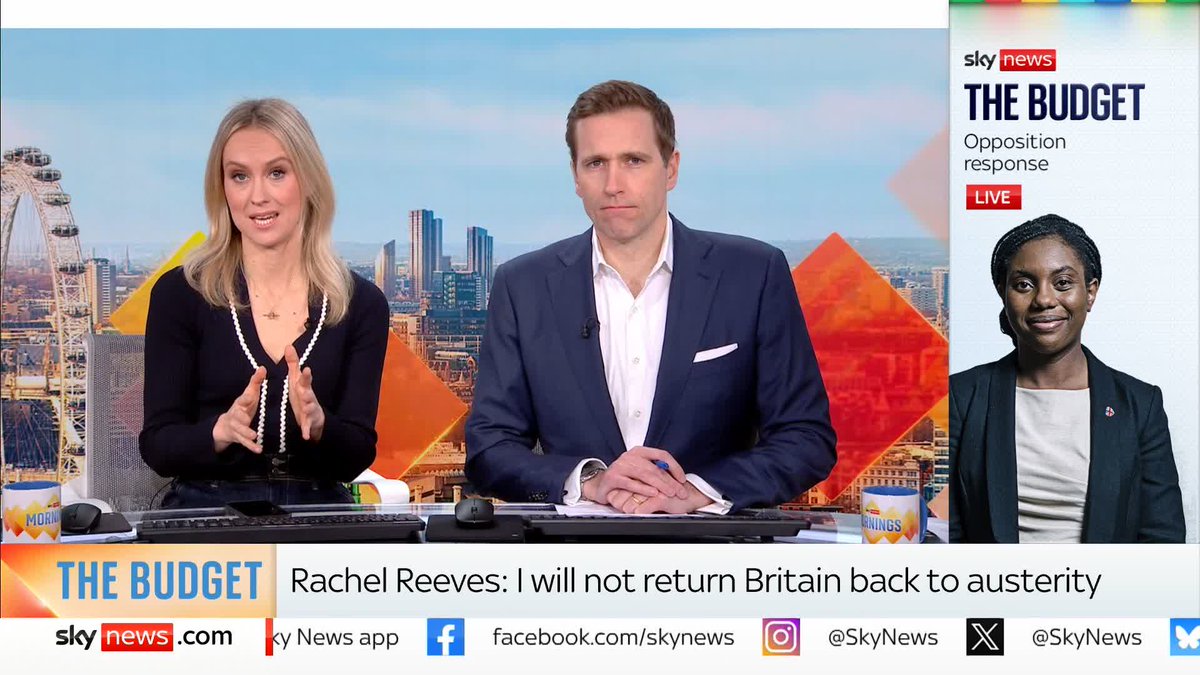 It's budget day... Sophy Ridge and Wilfred Frost detail what we know so far about the chancellor's announcement... ⬇️ Live updates: 📺 Sky 501, Virgin 602, Freeview 233 and YouTube