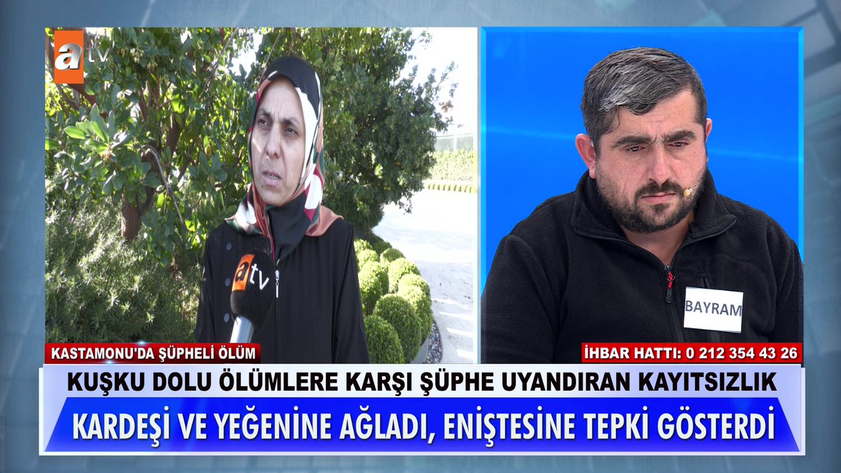 Kuşku dolu ölümlere karşı şüphe uyandıran kayıtsızlık... Huriye Helvacı'nın ablası, eniştesine tepki gösterdi! #MügeAnlıİleTatlıSert #MügeAnlı atv