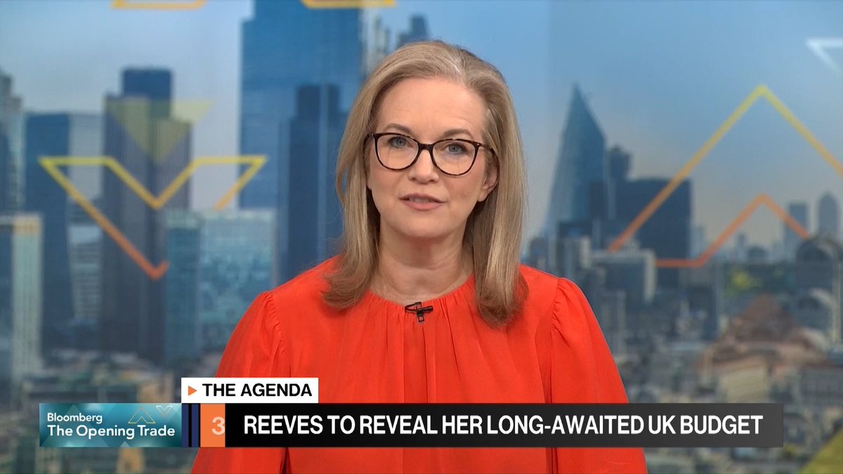 It's UK budget day — at last 💷 Can Chancellor Rachel Reeves please gilt markets and Labour MPs at the same time? Bloomberg's Lizzy Burden breaks down what you need to know