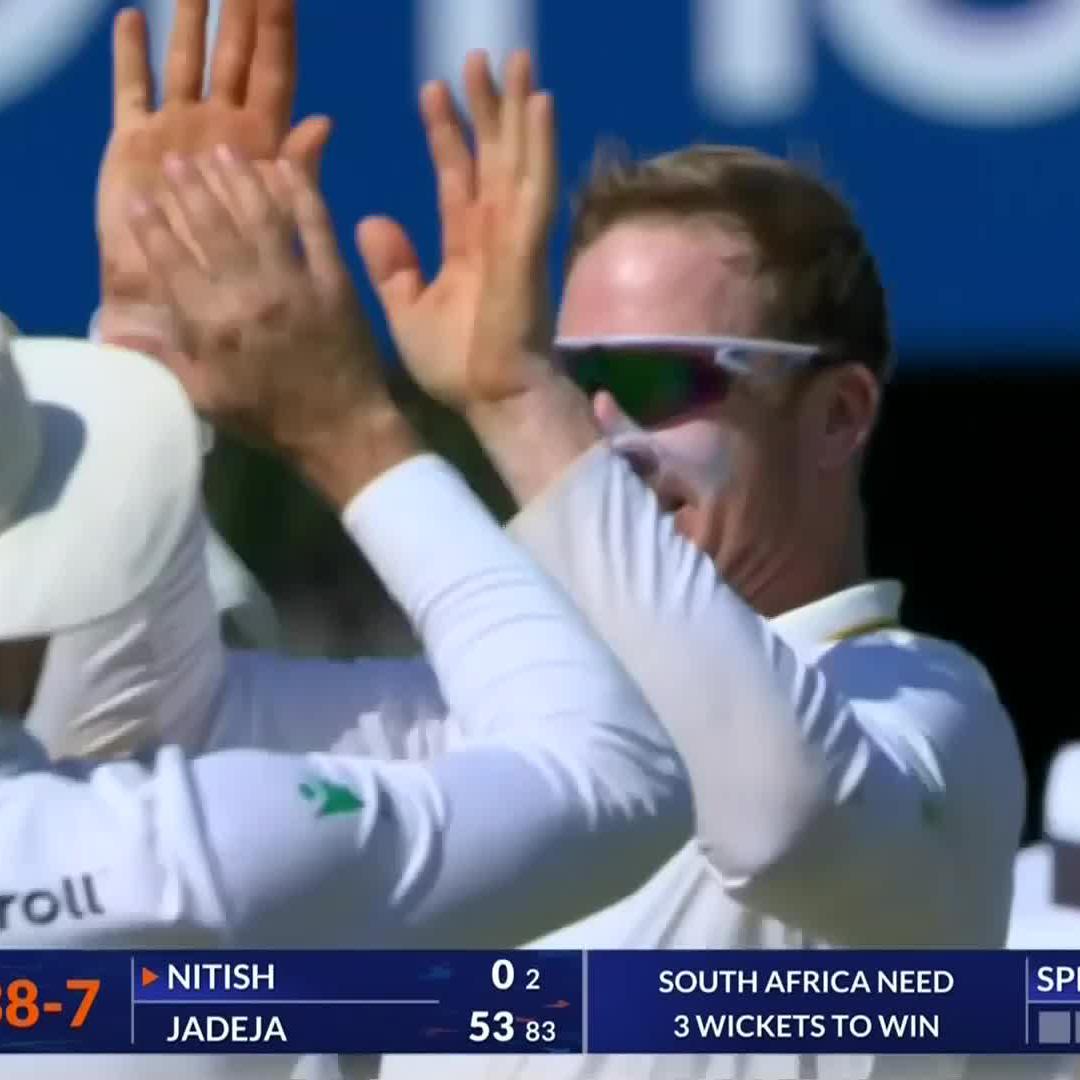 6/37 for Simon Harmer ⭐ The best innings figures by a South African spinner in Indian conditions 🇿🇦🔝 #SSCricket | #INDvSA | #WTC27
