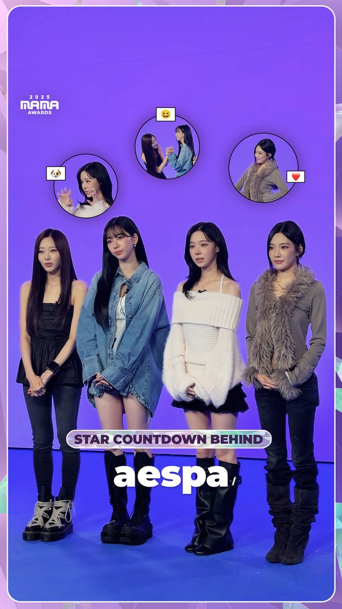[#2025MAMA] STAR COUNTDOWN Behind #aespa 🎬 aespa tigers speaking in dialect? UH⬆️HEUNG⬇️ 사투리 쓰는 aespa 호랑이? 어⬆️흥⬇️ HEAR MY ROAR, UH-HEUNG 2025 MAMA AWARDS 2025.11.28-29 (HKT) Kai Tak Stadium (HONG KONG) &amp; Mnet Plus #MAMAAWARDS #2025MAMAAWARDS