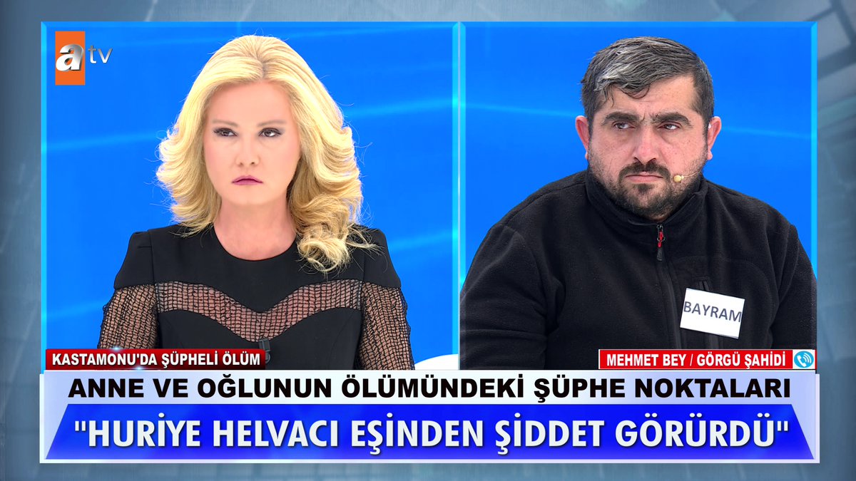 Anne ve oğlunun ölümündeki şüphe noktaları... "Huriye Helvacı eşinden şiddet görürdü" #MügeAnlıİleTatlıSert #MügeAnlı atv