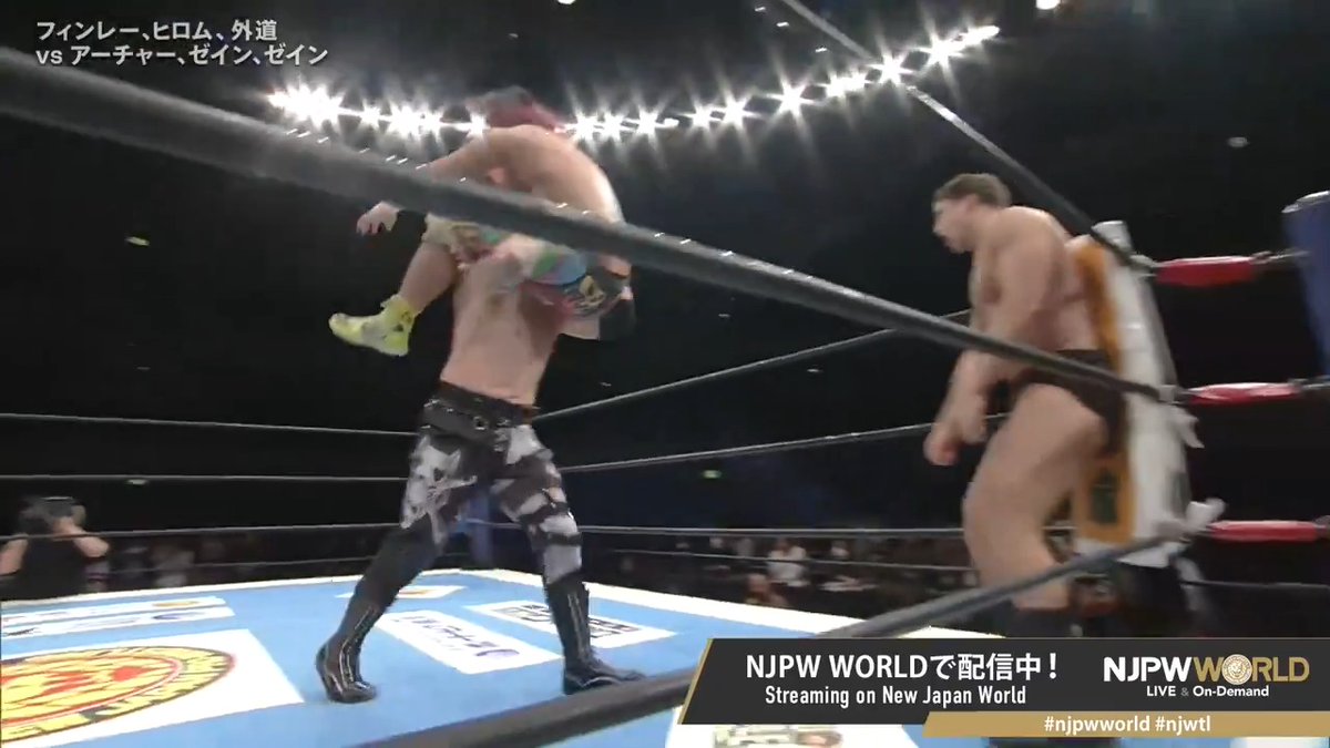 .David Finlay &amp; 高橋ヒロム / Hiromu Takahashi "Combination Attack?😂" From the profile URL #NJPW #njpwworld #njwtl