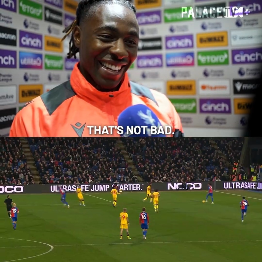 Tonight, Ebere Eze and Michael Olise square off against each other for Arsenal & Bayern Munich in the Champions League. The connection they had at Palace was something else. We were blessed to have them. ❤️