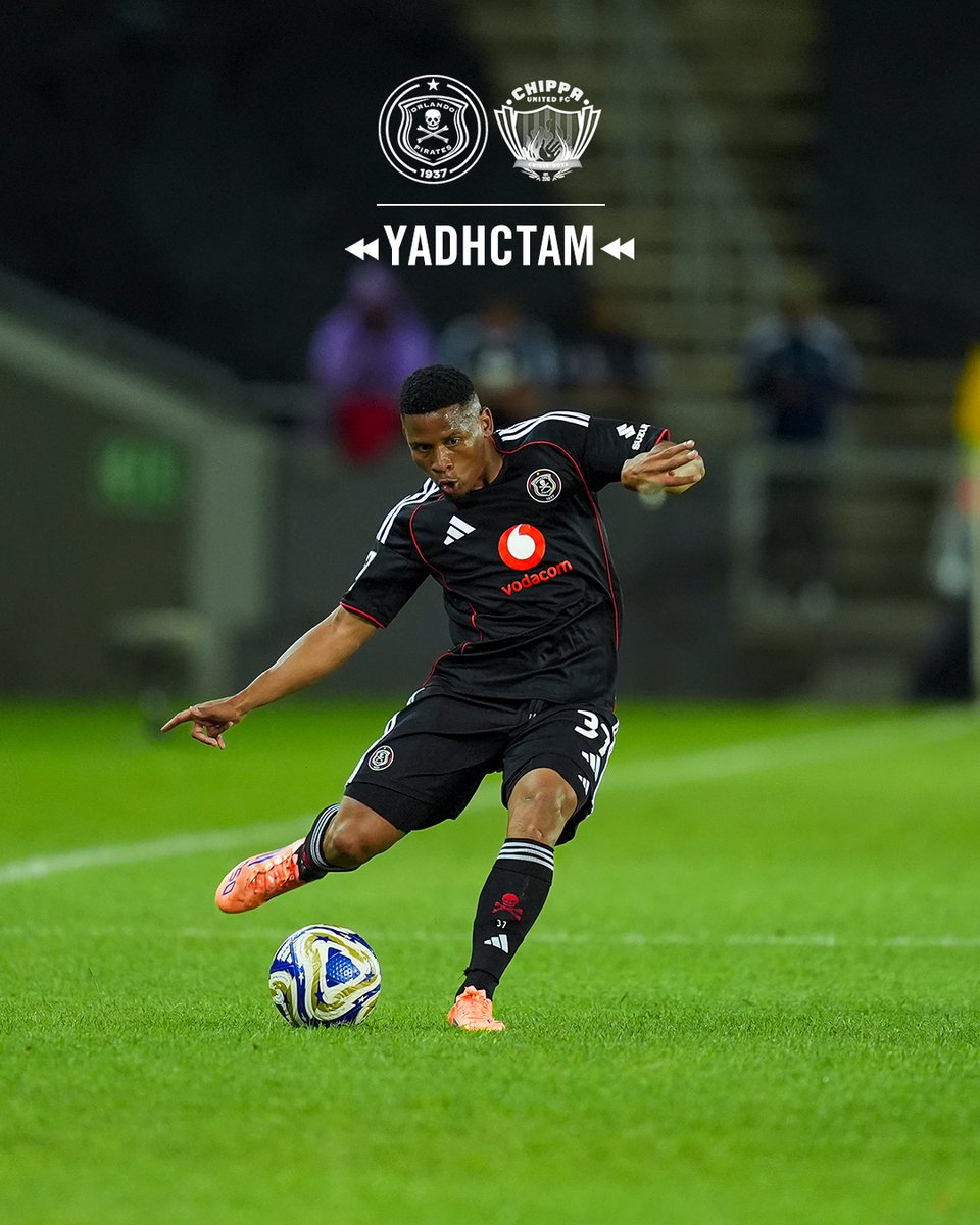 ☠️ ⏪ 𝗬𝗔𝗗𝗛𝗖𝗧𝗔𝗠 ⏪ 🎤 Sinoxolo Kwayiba 🎤 Thabiso Lebitso 🆚 Chippa United FC 🏟 Orlando Stadium 🗓️ 25 November 2025 ⚫️⚪️🔴⭐️ #OrlandoPirates #OnceAlways