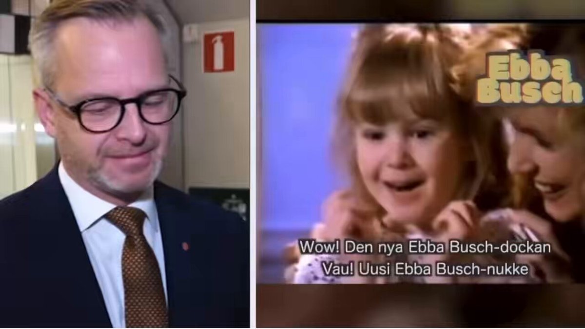 Socialdemokraternas kandidat till finansministerposten Mikael Damberg försvarar här material från Socialdemokraternas trollkonto som sexistiskt driver med statsrådet Ebba Busch – men skyller också ifrån sig med att videon ”hackade” så att han inte kunde höra allt. Skamlösheten.