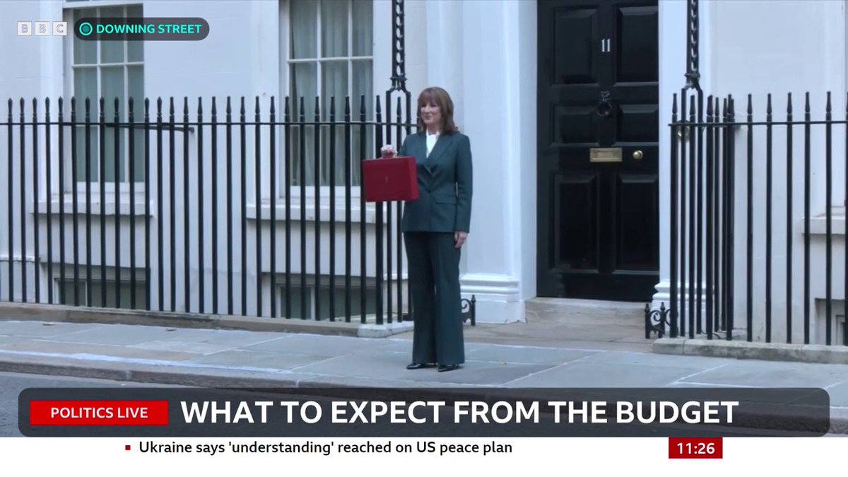 Chancellor Rachel Reeves leaves Downing Street ahead of the Budget Follow our live coverage and analysis: