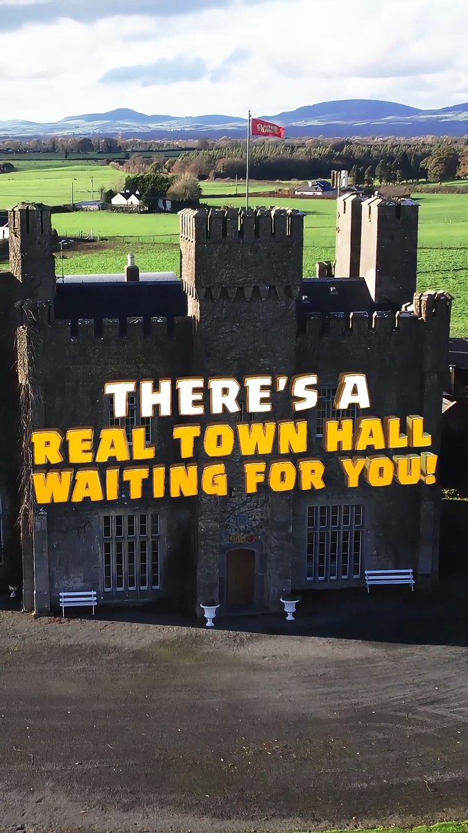 How does it feel to live inside a real Town Hall? You can ask your Villagers or find out by yourself! Share your upgraded Town Hall 8+ using #TheRealTownhall for the chance to win a 30-day stay at a real Castle in Ireland! You have until December 3rd! ⏰