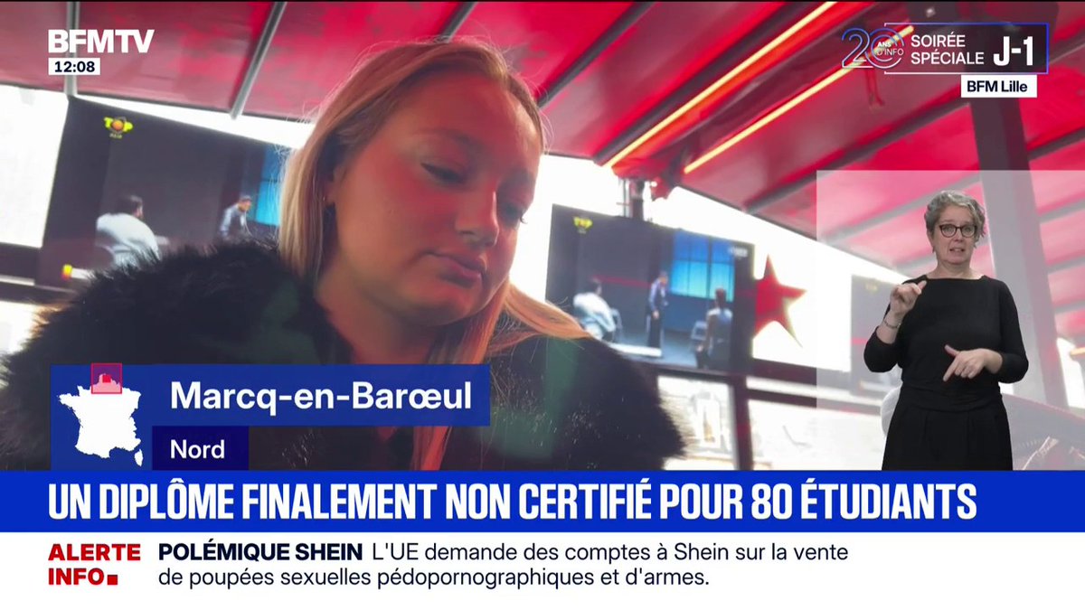 💬 "Mon école m'a menti sur mon diplôme" 🧑🎓 Un coup dur pour 80 étudiants de Lille. Après avoir obtenu leur diplôme, ils viennent seulement d'apprendre qu'il ne sera finalement pas reconnu par l'État