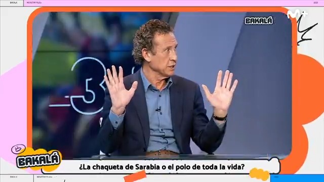😅😂 ¿La chaqueta de Sarabia o el polo de toda la vida? GuilleGimenez Ántoni Daimiel #Bakalá