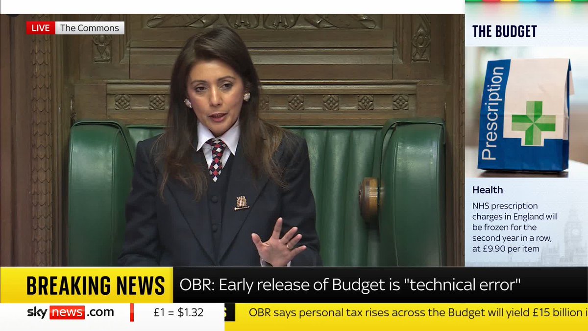 "Like many, I expected better." Deputy Commons speaker scolds ministers over extensive budget leaks. Follow live 🔗 📺 Sky 501 and YouTube