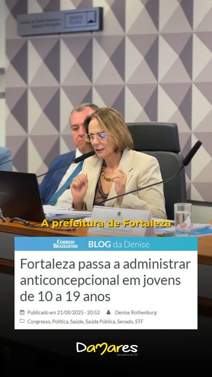 O que está acontecendo no nosso país? Aos poucos querem normalizar o abuso de crianças a partir dos 10 anos? Há anos luto aqui no Congresso contra essa turma que quer diminuir a idade do consentimento. Hoje, quem tem relações com crianças menores de 14 anos está cometendo crime. Mas há um movimento para diminuir essa idade para 12. Onde vamos parar?